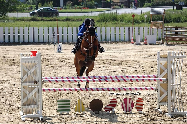 Romane Lubrez et Azur de la Hague - ph. Servane Alexandre