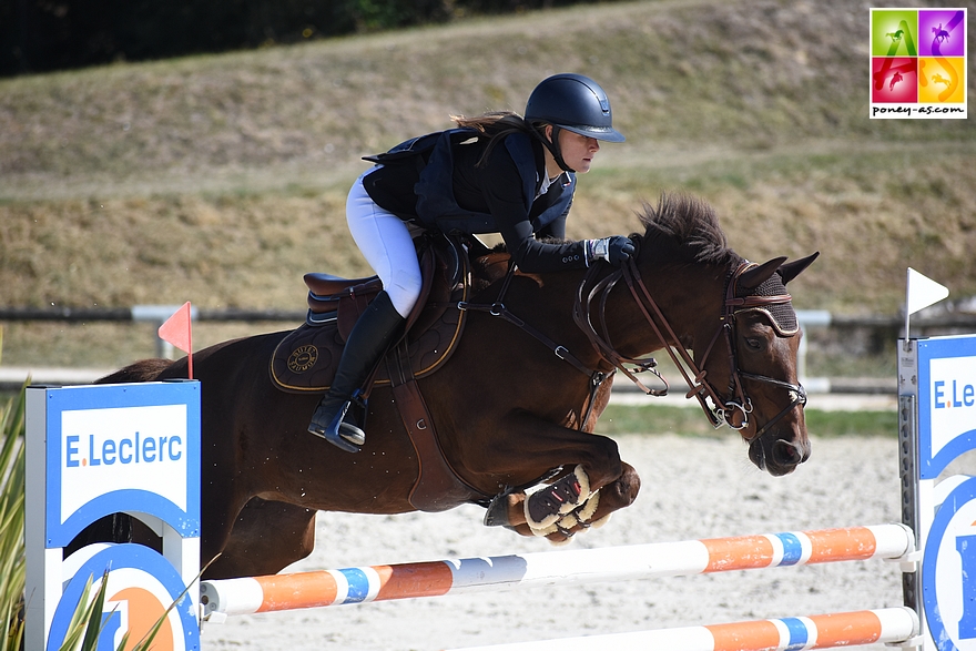 Romane Orhant et Aquina d’Elle - ph. Poney As