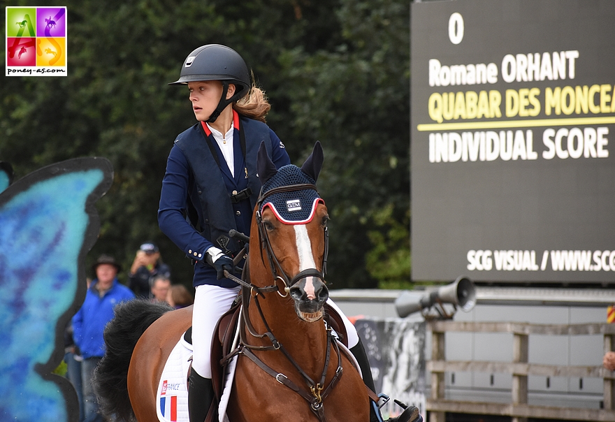 Romane Orhant et Quabar des Monceaux - ph. Poney As