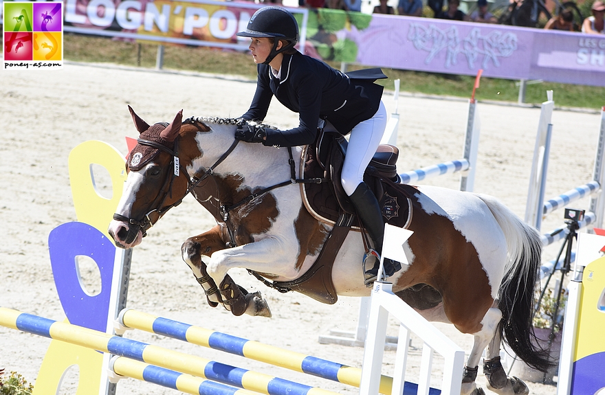 Elise Gueffier et Baladin du Bessey, l'un des 32 couples en lice du Grand Prix du Touquet - ph. Poney As