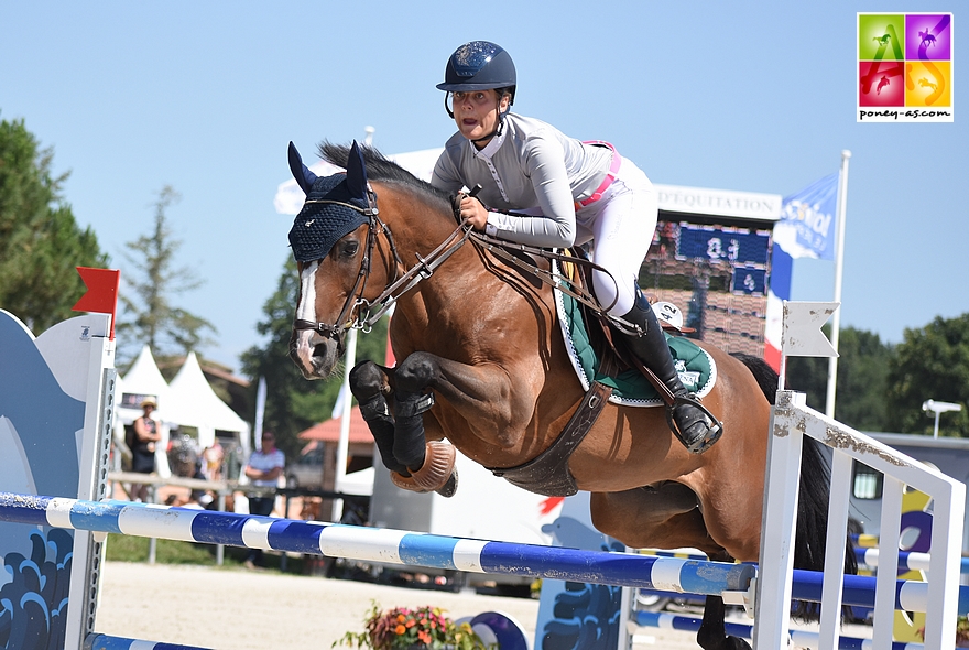 Louise Frantz et Rahan d'Hurl'Vent - ph. Poney As