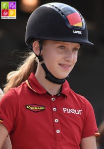 Lucie-Anouk Baumgürtel, cet été aux championnats d'Europe - ph. Poney As
