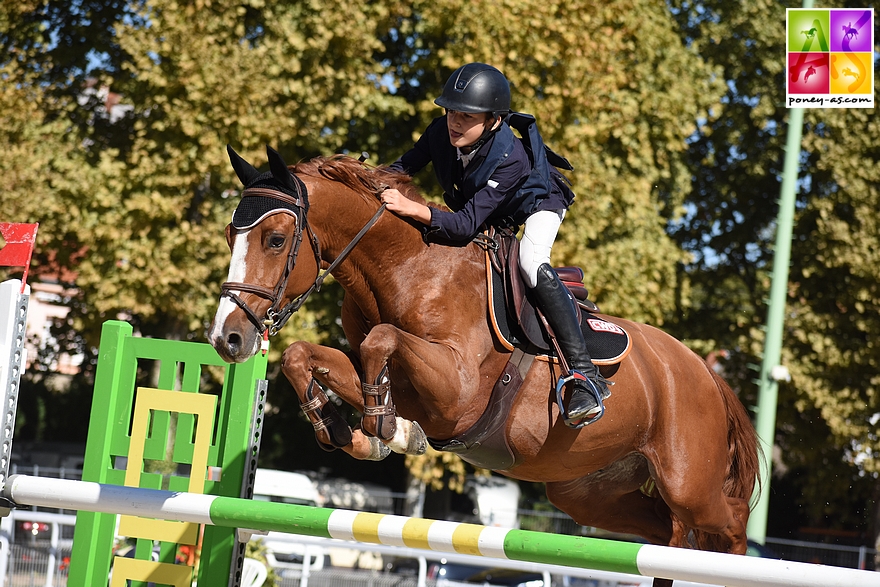 Engagés sur leur premier Grand Prix à Cluny, Jules Papaian Roche et Barabbas du Ponthouar y ont remporté l'As Excellence - ph. Poney As