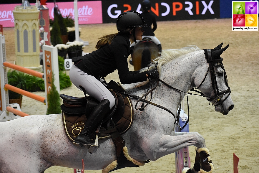 Agathe Cros et Valoa de Chastelaures, 3e - ph. Poney As