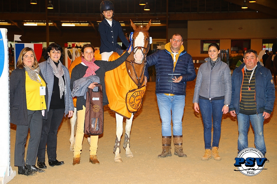 Emma Koltz, sacrée meilleure cavalière du concours - ph. PSV