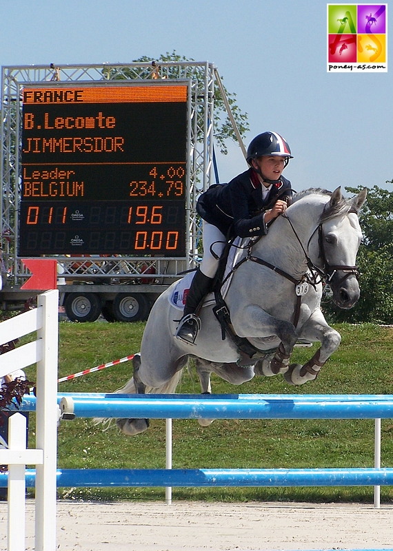 Jimmerdor et Baptiste Lecomte aux championnats d'Europe d'Avenches en 2008 - ph. Poney As