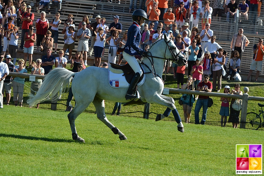 Le couple parviendra à se classer 5e ex aequo de la finale individuelle - ph. Poney As