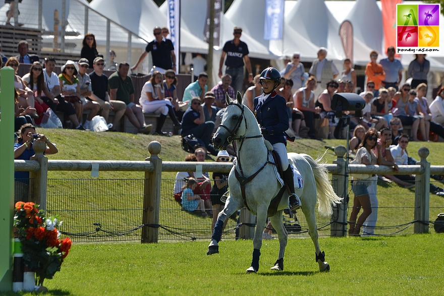 Jimmerdor et Mégane Moissonnier aux championnats d'Europe de Fontainebleau - ph. Poney As