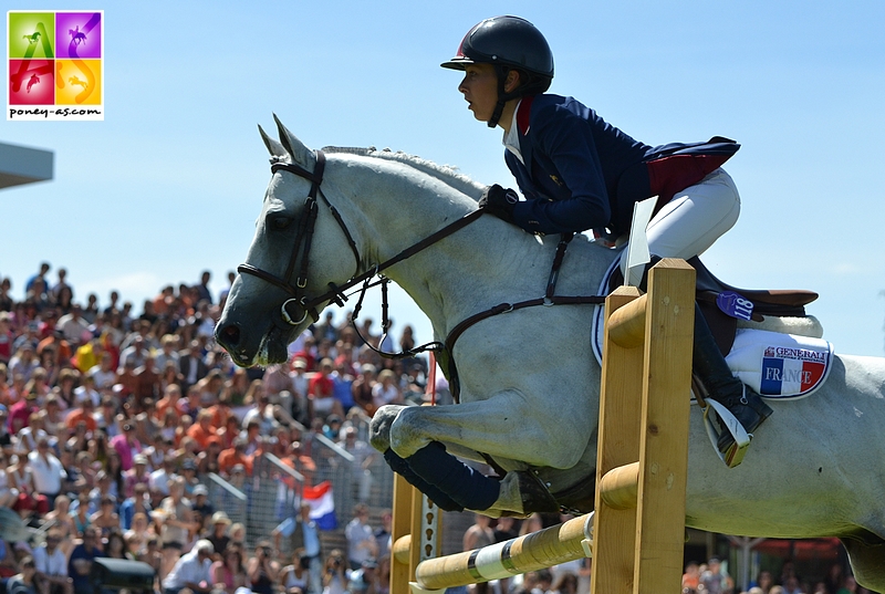 Le couple parviendra à se classer 5e ex aequo de la finale individuelle - ph. Poney As