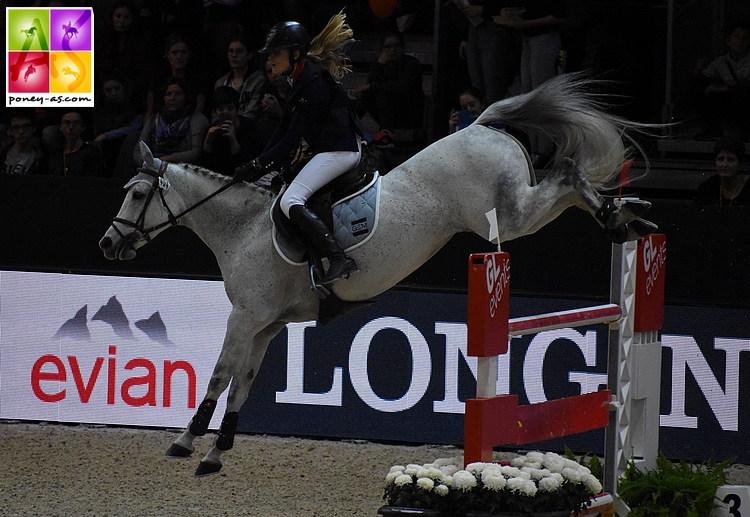 Ilona Mezzadri et Callas Rezidal Z, ici à Lyon - ph. Poney As