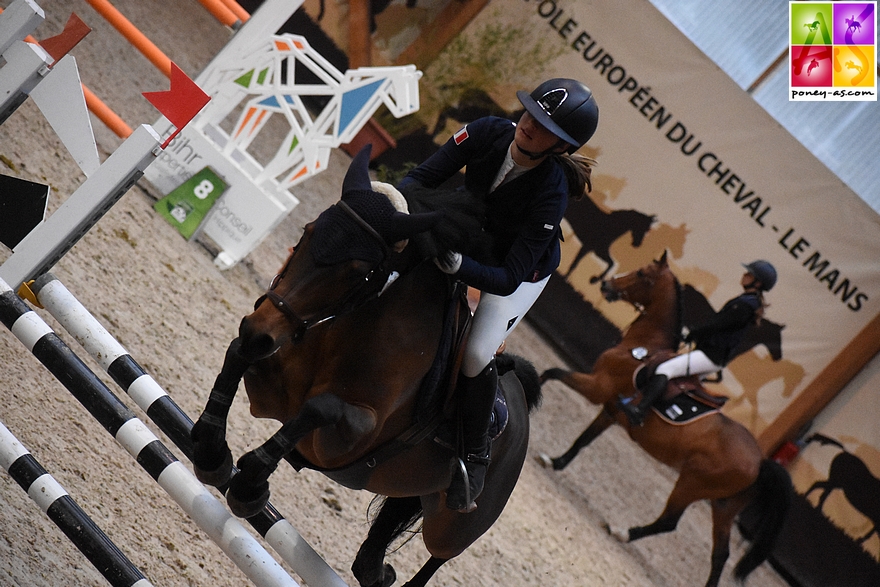 Lou Morali et Berlioz d'Henann signent à ce jour 2 victoires sur le CSIP du Mans - ph. Poney As