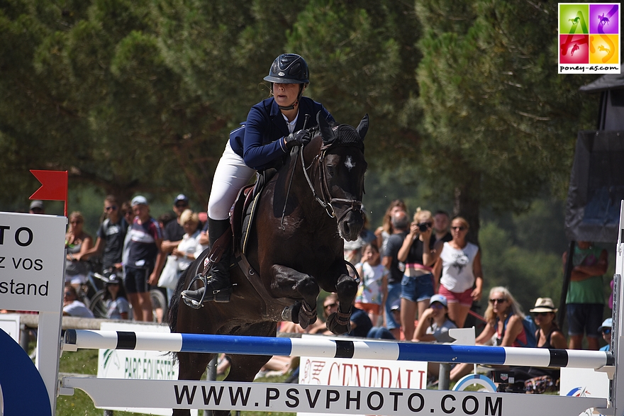 Ilona Tristan et Valmont de Fougnard - ph. Poney As