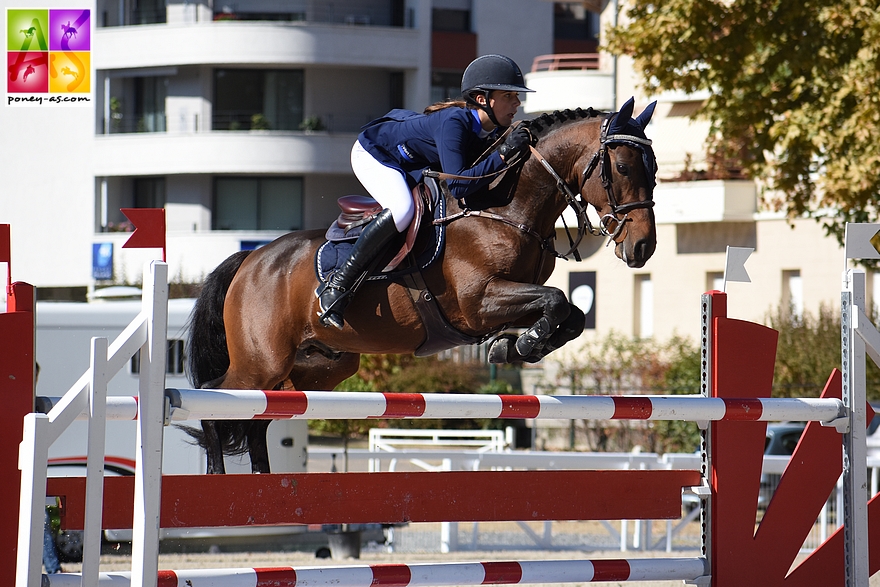 Iris Barbier et Sagami San Joyeux - ph. Poney As