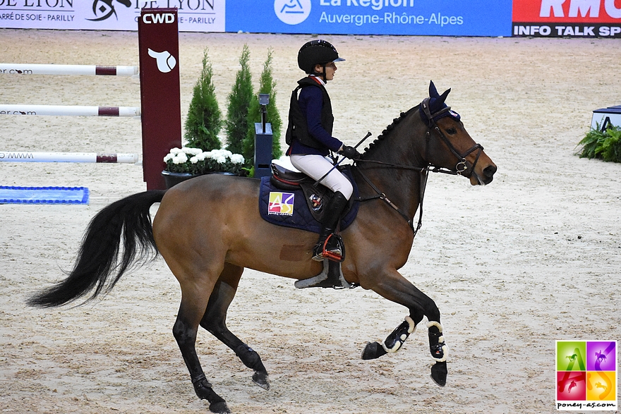 Sarah et Tutti lors du CSIP PJT de Lyon - ph. Poney As