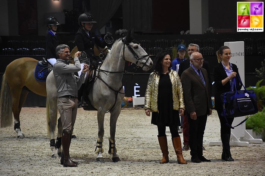 Emma Meric et Venise des Islots remportent l'épreuve de Vitesse du Jumping de Bordeaux - ph. Poney As