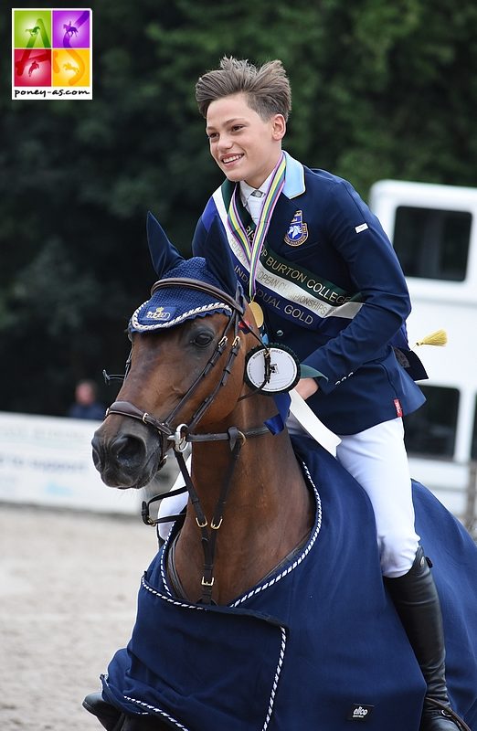 Ingemar Hammarström et Océan des As, champions d'Europe en individuel à Bishop Burton - ph. Poney As