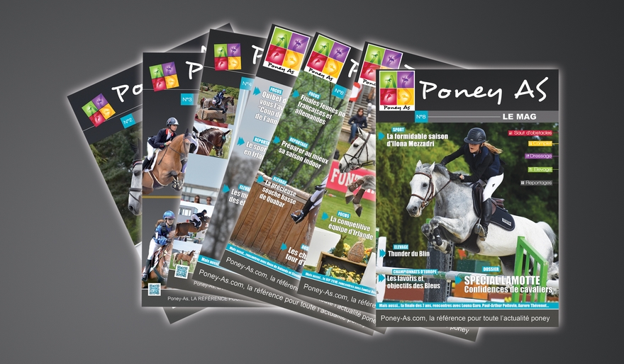 Prochaine édition du Magazine Poney As distribuée au BIP !