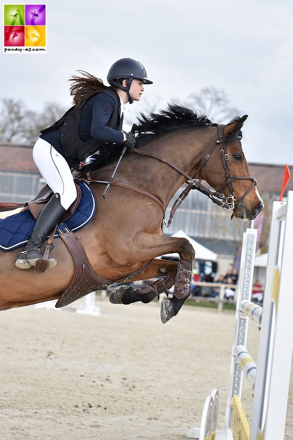 Claire Charline Cillier et Vagabond de Caux - ph. Marine Delie