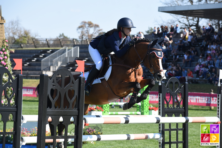 Romane Orhant et Quabar des Monceaux - ph. Poney As