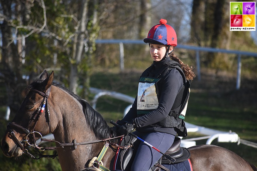 Lilou Ducastaing et Winnetou - ph. Poney As