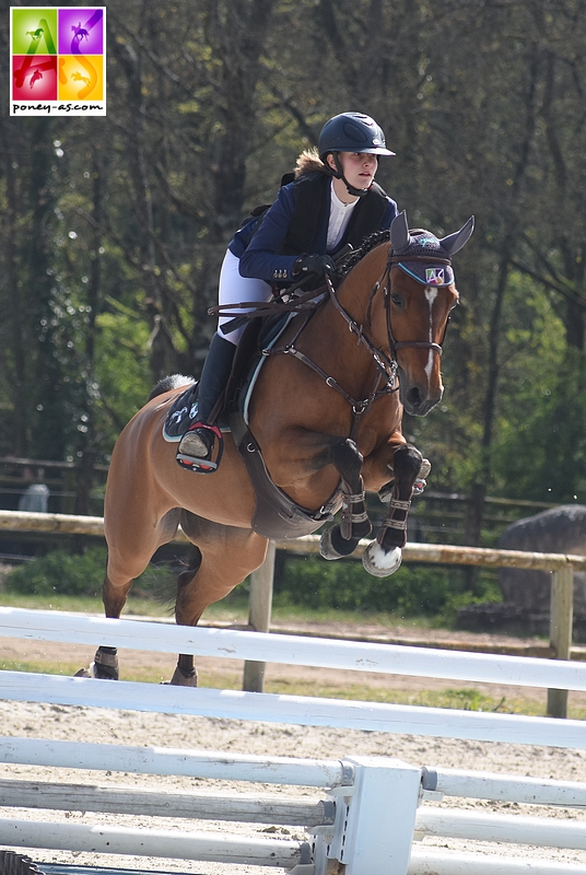 Morgane Caffet et Astie Flag de Lorcan - ph. Poney As