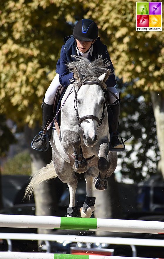 Mathis Vallat et Cogito d’Hurl’Vent - ph. Poney As