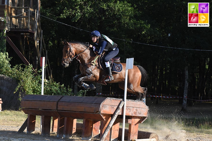 Chloé Gualtieri et Virtuose Teakitina - ph. Poney As