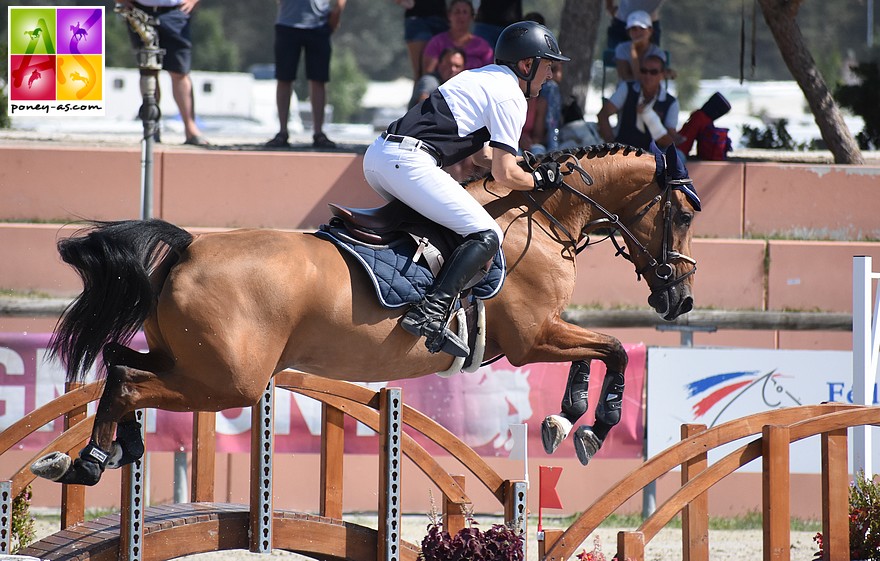 Mathieu Laisney et Donna Regina de Twin - ph. Poney As