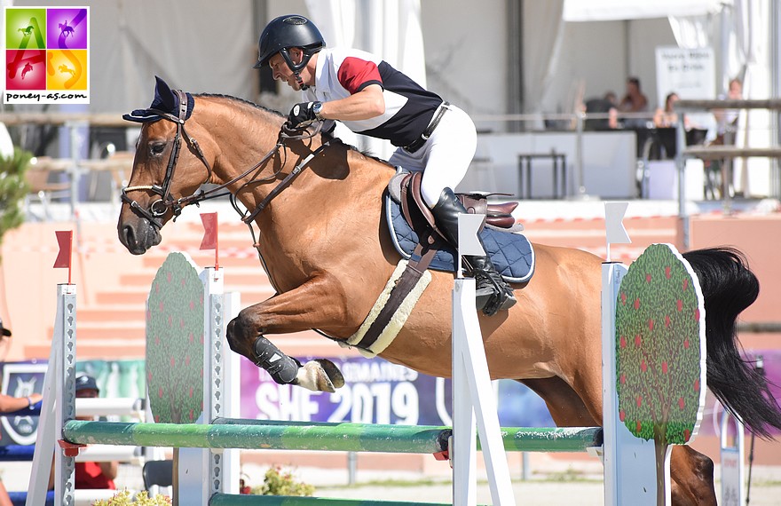 Mathieu Laisney et Donna Regina de Twin - ph. Poney As