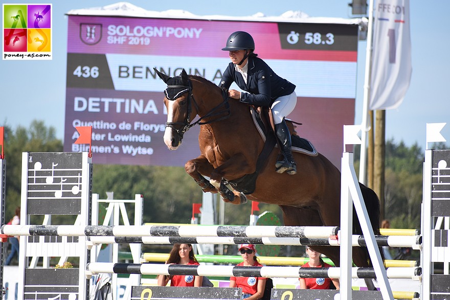 Dettina Linaro et Aude Bennoin - ph. Poney As