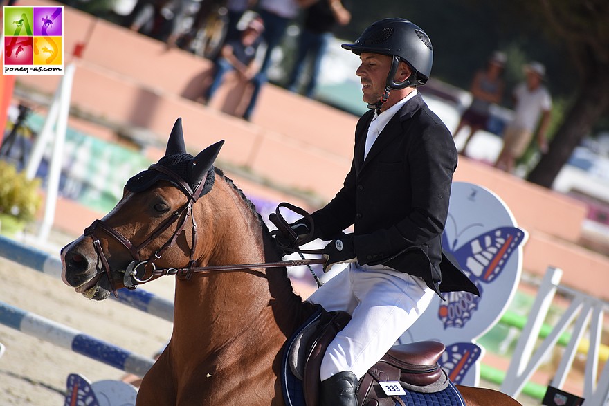 Elquabar des Monceaux et Mathieu Laisney - ph. Poney As