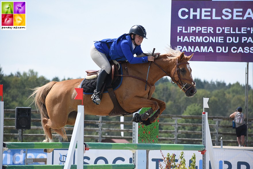 Chelsea du Terral et Pénélope Salomon – ph. Poney As