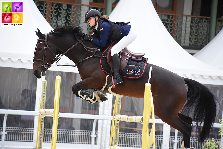 Sarah et Austin, 3e de la Vitesse de la TDA de Vichy - ph. Poney As