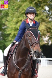 Sarah Desmoules et Austin Joyeuse ont remporté le Grand Prix As Excellence de Sainte-Cécile le 22 septembre - ph. Poney As