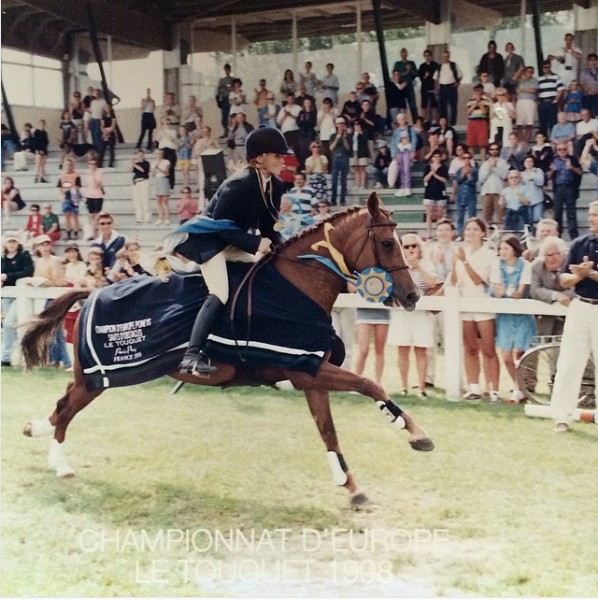 Elin et Queen, toujours au Touquet, en 1998 - ph. coll. PSV