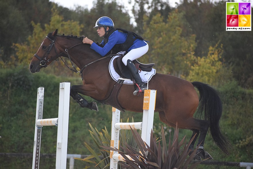 Matheo Denibeau et Bergamotte du Cap s’octroinet le Grand Prix As Excellence des Herbiers – ph. Poney As 