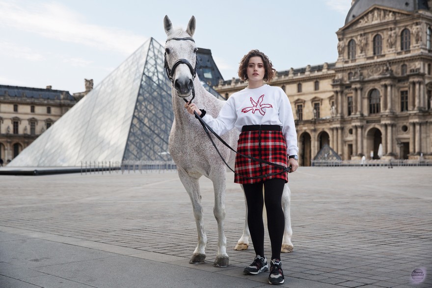 "Horse In Paris" de Mathilde & Sligo - ph. Nancy Landreat