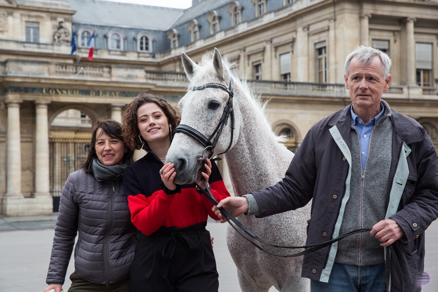 "Horse In Paris" de Mathilde & Sligo - ph. Nancy Landreat