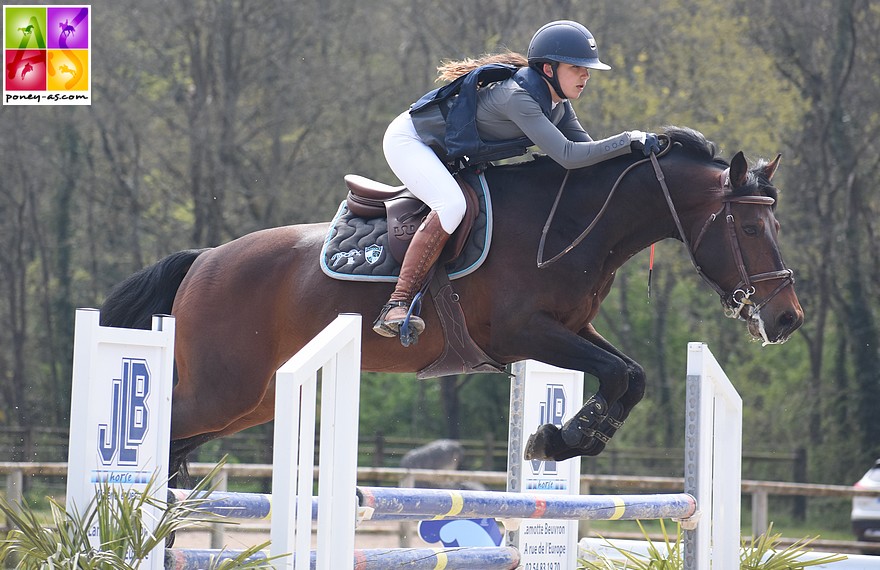 Zoé Tisseron et Vasco de Parentrie – ph. Poney As, 