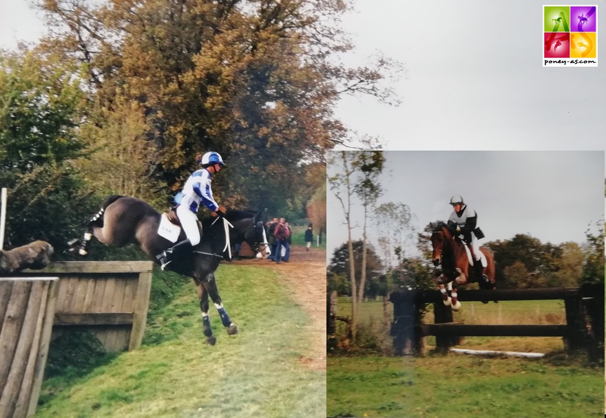 Albator II et Vent des Landes, finale de la Coupe de France de CCE 1998 - ph. Poney As