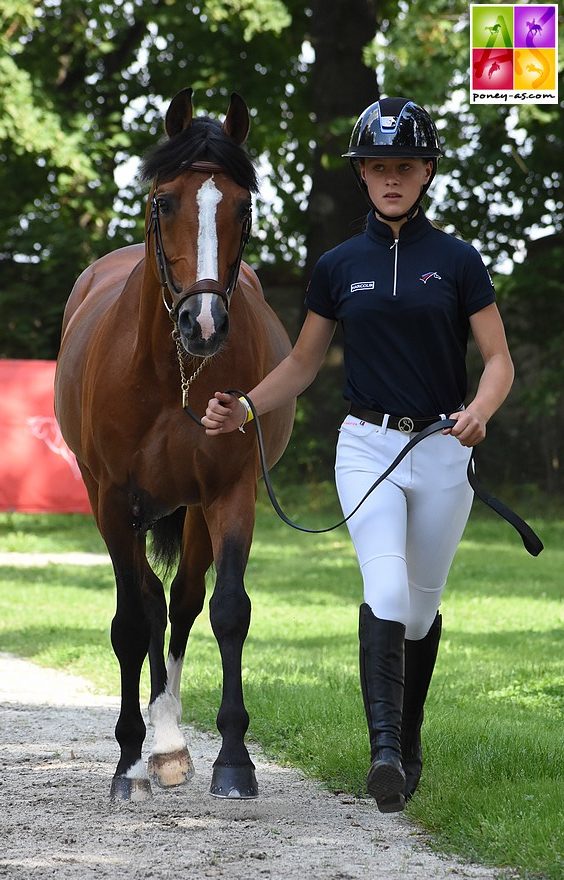 Romane Orhant et Quabar des Monceaux - ph. Poney As