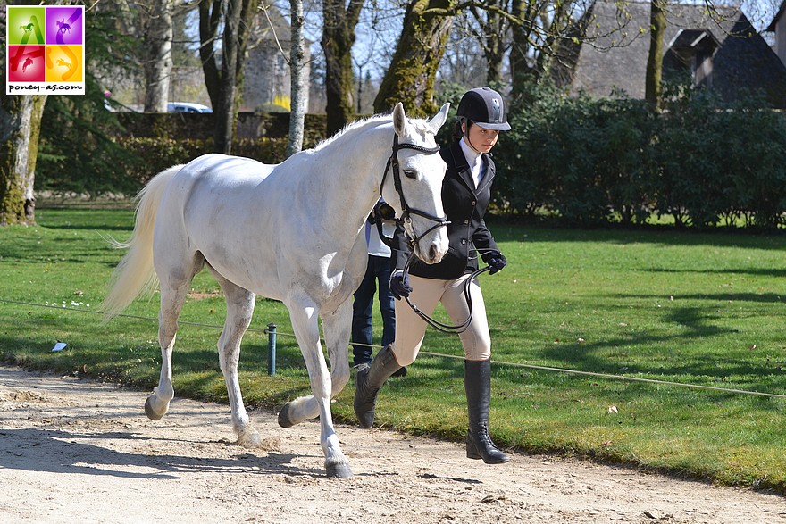 Marie-Charlotte Fuss et Omaha lors du Grand Prix de Pompadour en 2012 - ph. Poney As