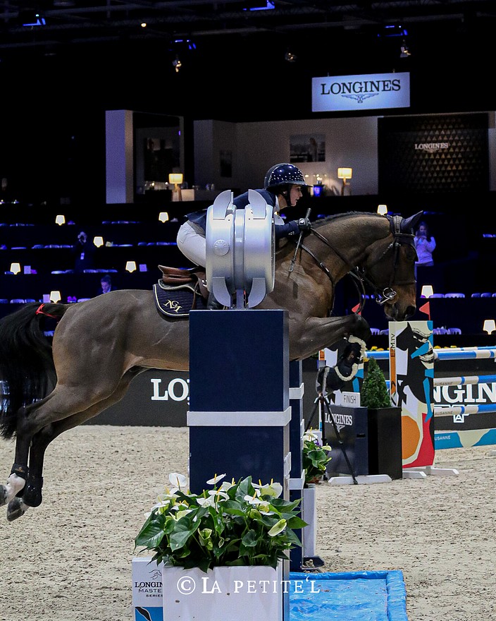 Camille et Corrado du Moulin lors du CSI 2* du Longines Masters de Paris en 2019 - ph. La Petite’L