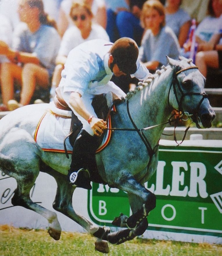 Avec Yves et Philippe Vanderhasselt, Identity a décroché 4 médailles aux championnats d’Europe de 1995 à 1997– ph. coll. Vanderhasselt