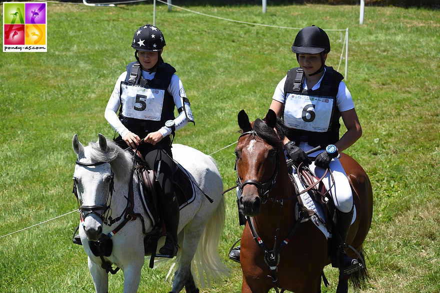 Clara Jullien (Amul Solo Bangor) et Carla Nahra (Nibelungenstern) – ph. Poney As