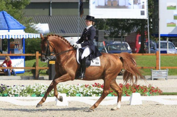 Camille Judet Cheret et Mister Grand Champ - ph. coll. privée