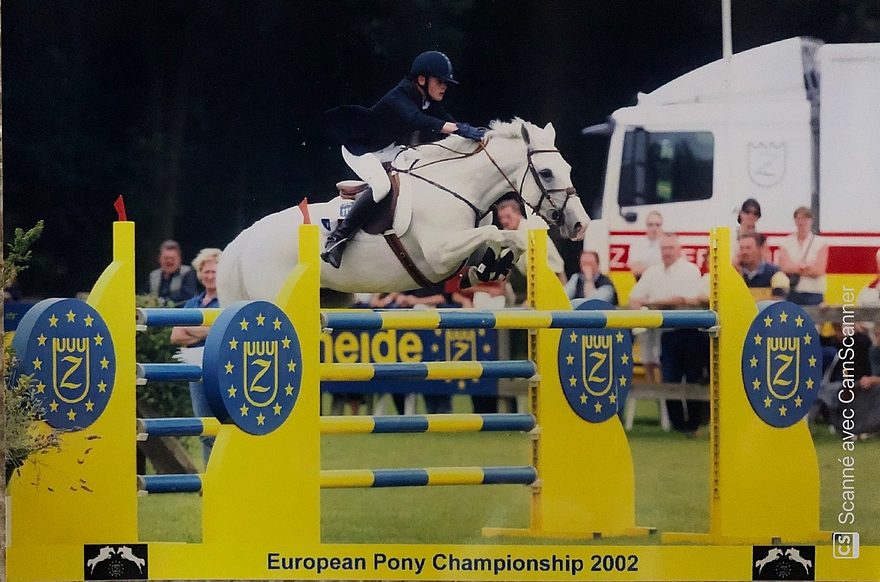 Emeric et Caline, toujours sur ce même championnat. Celui-ci signait la première sélection à ce niveau du cavalier Picard - ph. coll. privée