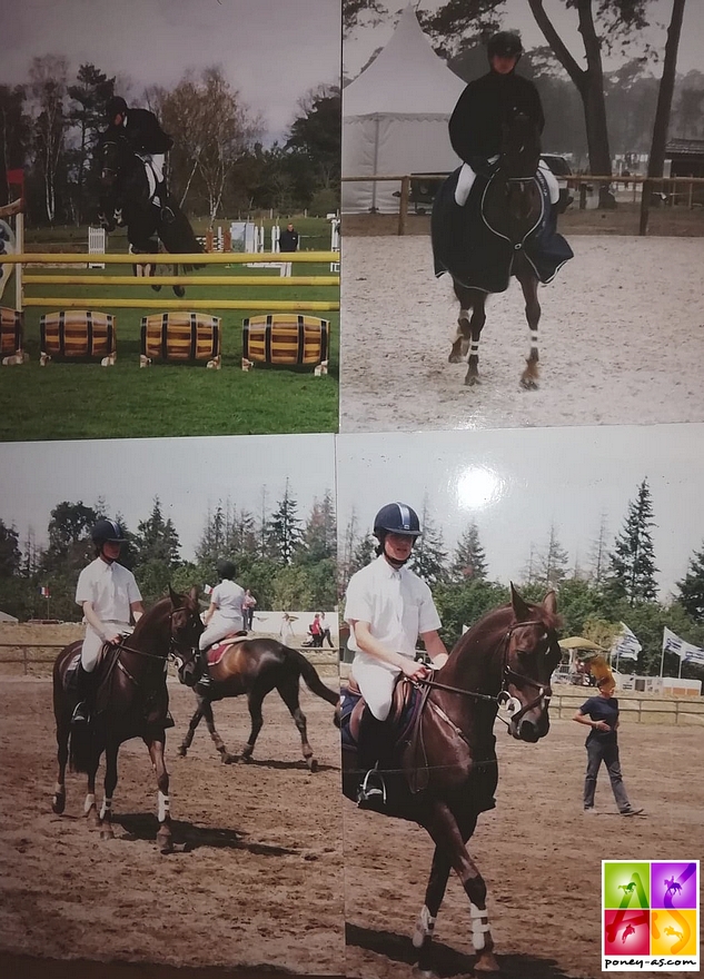 Petit échantillon de photos de l'époque d'Emeric George et Citadelle du Buhot. Les années 2003 et 2004 du couple - ph. Poney As