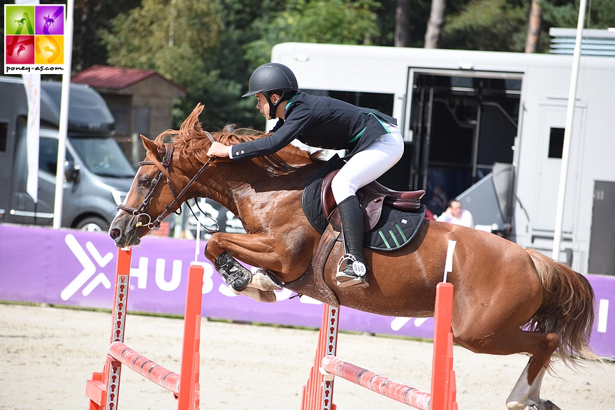 Elouan le Saux et Alima de Blonde sortent vainqueurs de ce Grand Prix du CSIP – ph. Poney As