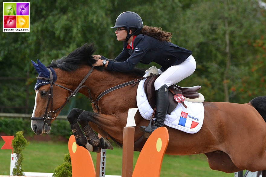 Sans oublier les deux médailles d'or décrochées lors des championnats d'Europe de Millstreet ! Une performance historique pour Ninon et Quabar - ph. Poney As